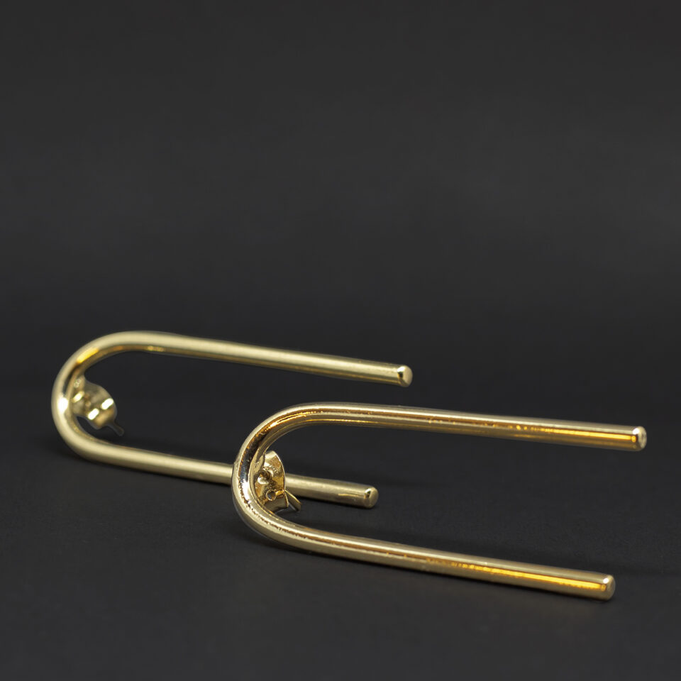 Happy Earrings (He) 1|2 Oval gold