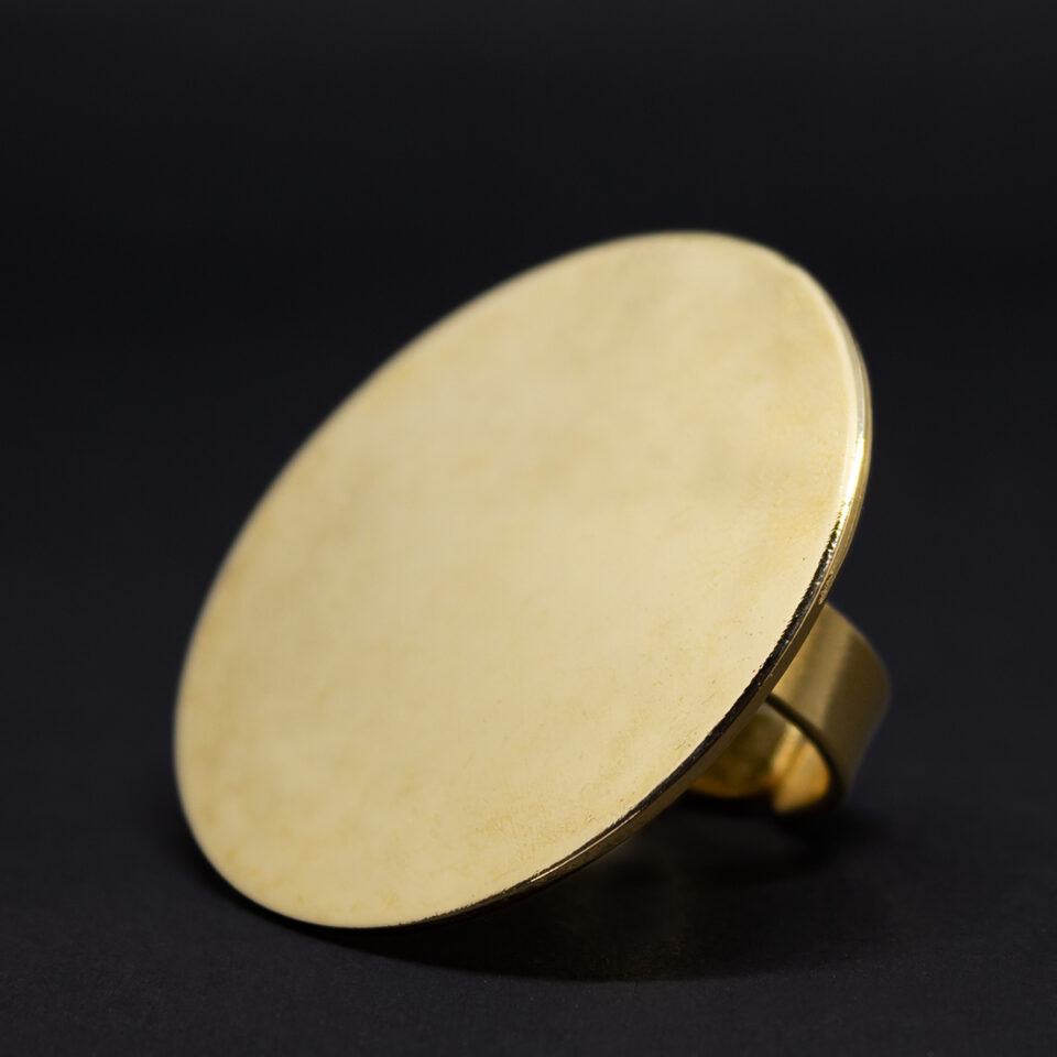 circle ring m gold